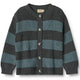 Noor Knit Cardigan Stormy Weather Stripe