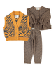 Animal Print Trousers Brown