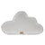 Velvet Cloud Pillow for Baby Room Grey