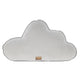 Velvet Cloud Pillow for Baby Room Grey