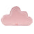 Velvet Cloud Pillow for Baby Room Soft Pink