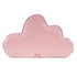 Velvet Cloud Pillow for Baby Room Soft Pink