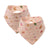 Eden Bib Pack of 2 Rose Dust Holiday