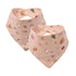 Eden Bib Pack of 2 Rose Dust Holiday