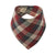 Eden Bib Pack of 2 Red Blue Check