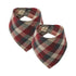 Eden Bib Pack of 2 Red Blue Check