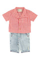 Light Denim Baby Trousers Blue