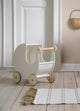Wooden Doll's Pram, Classic White
