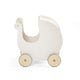 Wooden Doll's Pram, Classic White