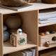 Wooden Activity Cube, Woodland