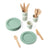 Tableware Set of 4, Wooden