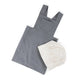 Apron and Hat Set, Classic Grey, White