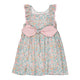 Melina Floral Baby Dress Coral Mint