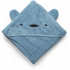 Terry Hooded Towel Powder Blue