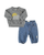 Baby Trousers Washed Navy Denim
