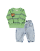 Baby Trousers Fadded Light Blue Denim