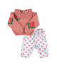 Jacquard Sweater With Collar Pink