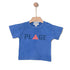 Organic Baby T-Shirt Strong Blue Vintage Wash