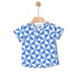 Triangles Baby Tunic Strong Blue