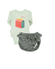 Juice Box Bodysuit Mint Green