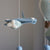 Airplane Mobile Airballoon Kite Blue