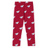 Paper Plane Leggings Red