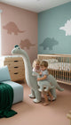 Dino Stretch Mint Green Large