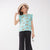 Jaguar Ruffled Top Blue