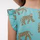 Jaguar Ruffled Top Blue