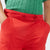 Straight Trousers Red