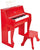 Learn with Lights Red Piano with Stool