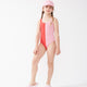 Two-Tone Swimsuit Pink, Orange