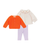 Hearts Embroidery Baby Blouse Powder