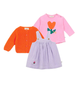 Fleur Coeur Baby T-Shirt Bubble Gum