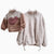 Little Teddy Heart Jacket Cranberry
