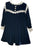 Velvet Dress Navy Blue