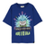 King Shark Short Sleeve T-Shirt Big Blue