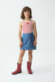 Strawberry Knitted Top White & Red