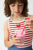 Strawberry Knitted Top White & Red