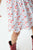 Flowers Short Dress Off White