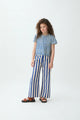 Bamboo Stripes Trousers Blue