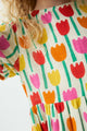 Tulip Short Dress Off White