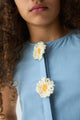 Daisies Top Light Blue