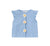 Daisies Top Light Blue