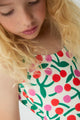 Cherries Swimsuit with Cover Up Off White