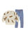 Winter Legging Blue Pink Stripe