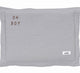 Washed Cotton Pillow Oh Boy Grey