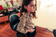Angele Tunic Corduroy Leopard Beige