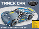 Track Car Metal Construction Set (207 pcs)