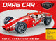 Drag Car Racer Metal Construction Set (133 pcs)